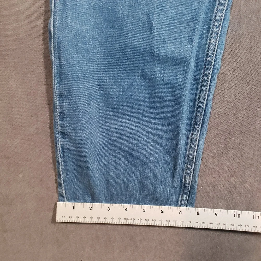 Old‎ Navy Straight Jeans Mens 36x32 Blue Medium Wash Built-In Flex Denim
